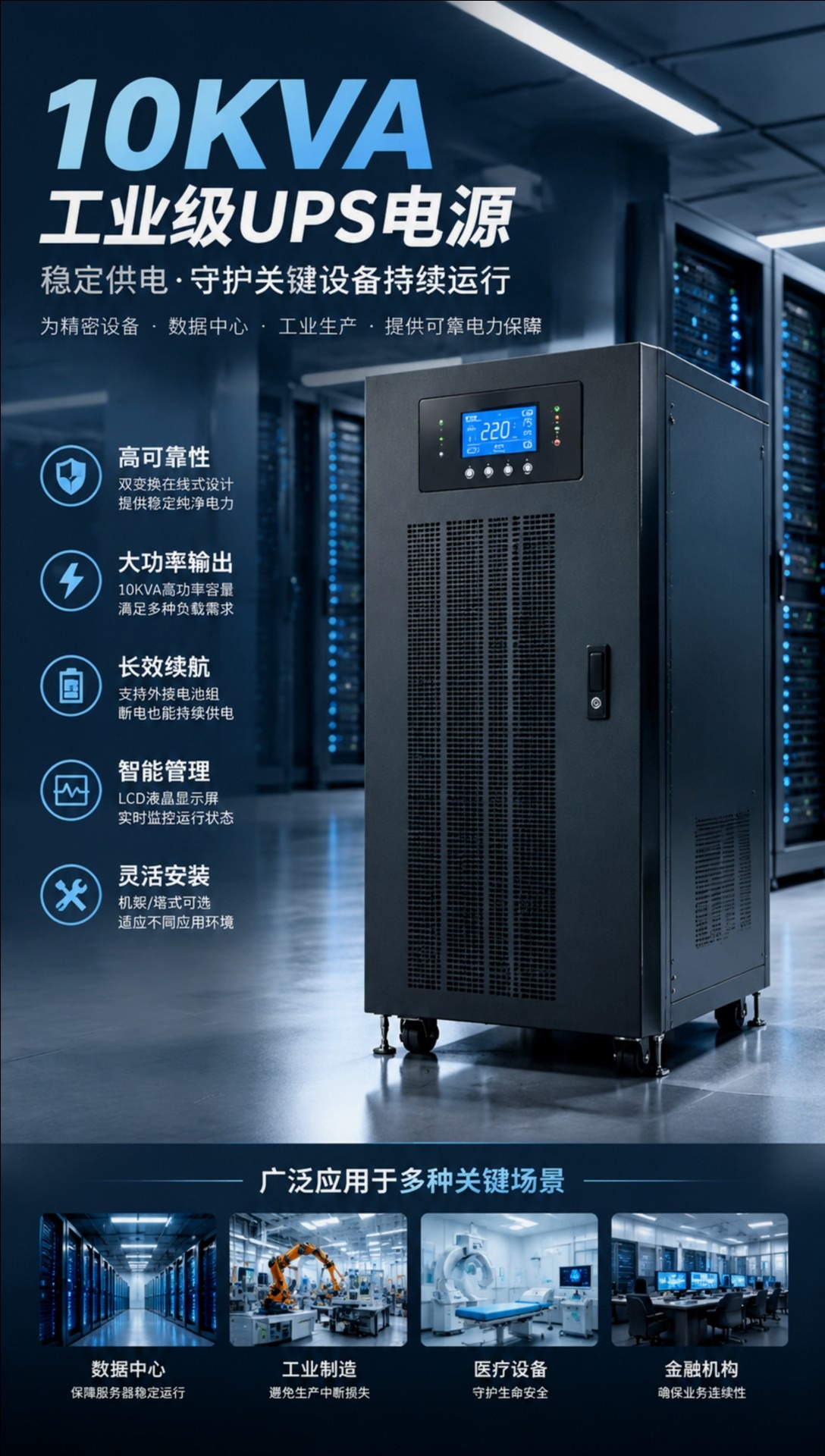 大理UPS电源在线式UPS电源